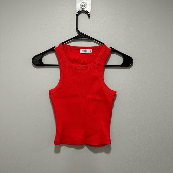 Pink Ribbed Tank - Picture 3 of 3